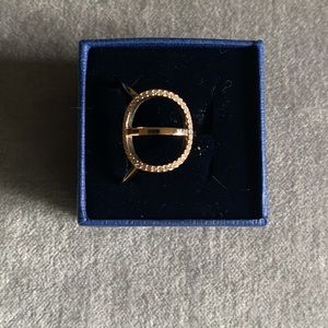 Swarovski rose gold ring